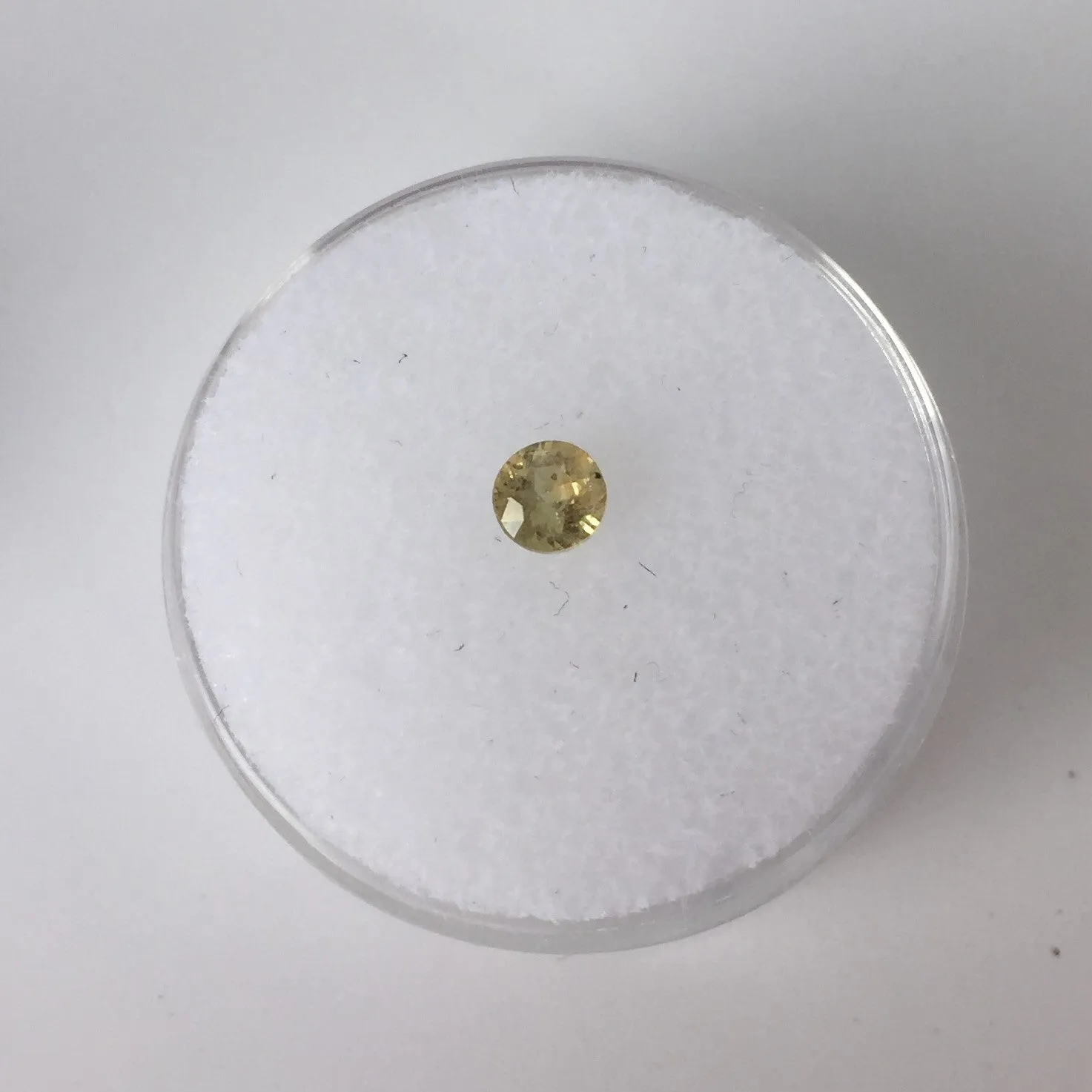 0.31 CT Yellow Montana Sapphire