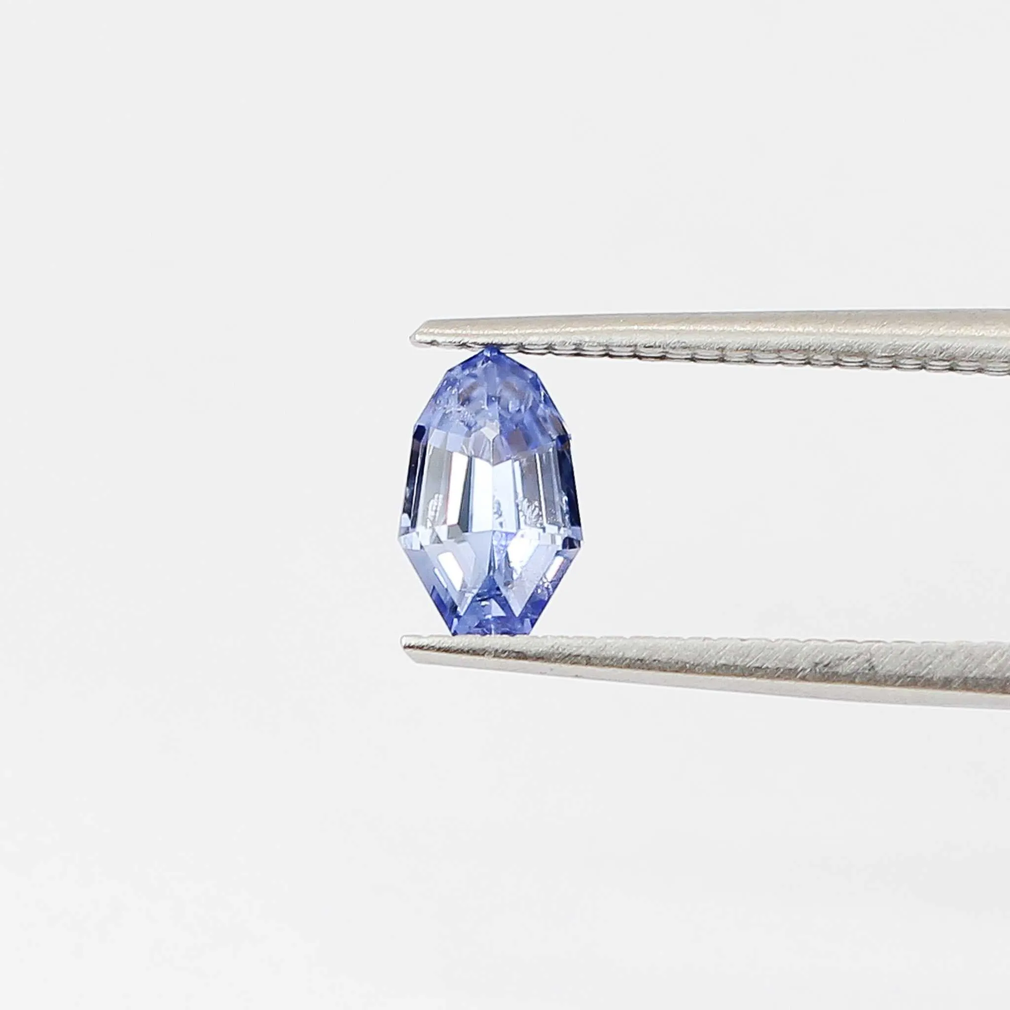 1.04 carat light blue shield-shaped sapphire