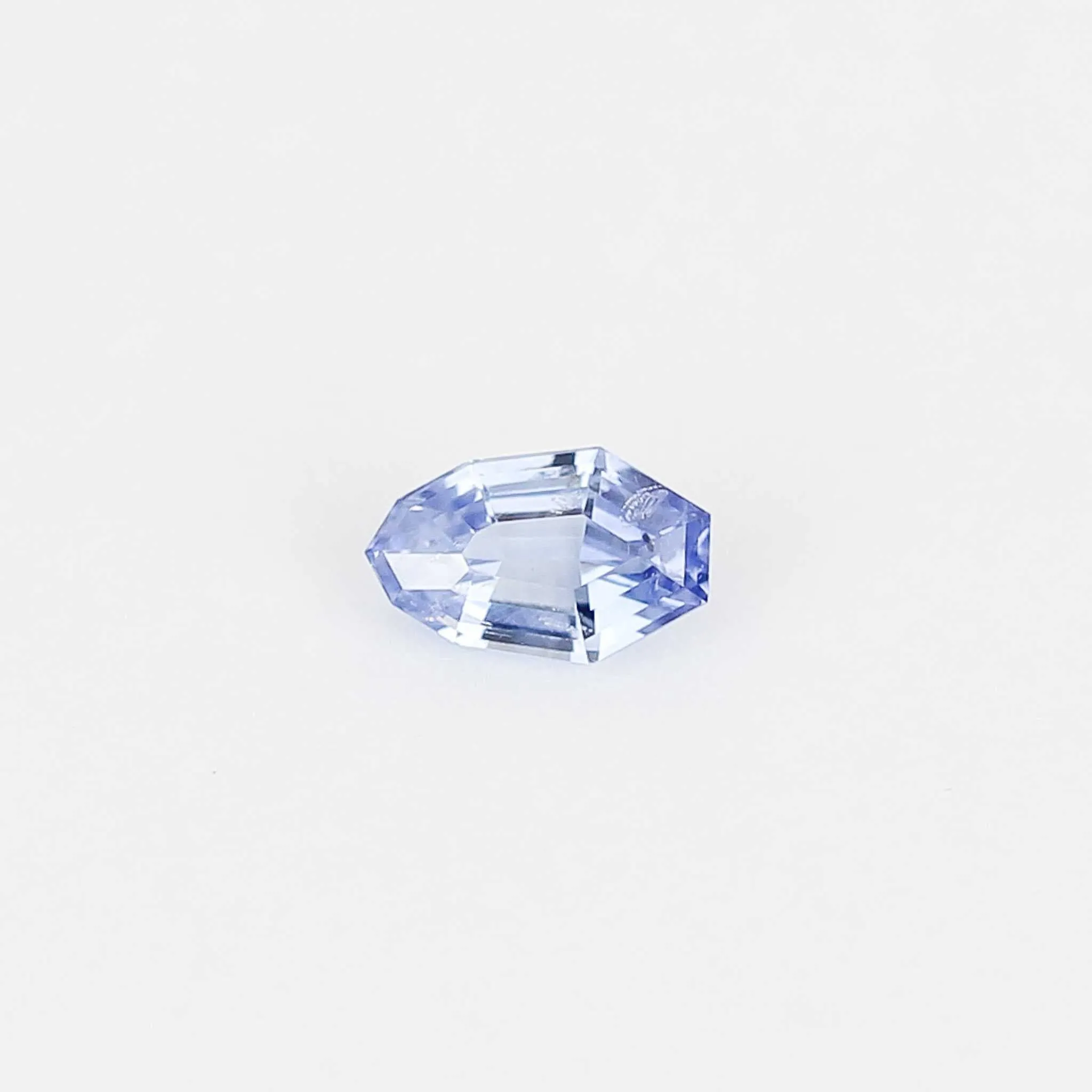 1.04 carat light blue shield-shaped sapphire