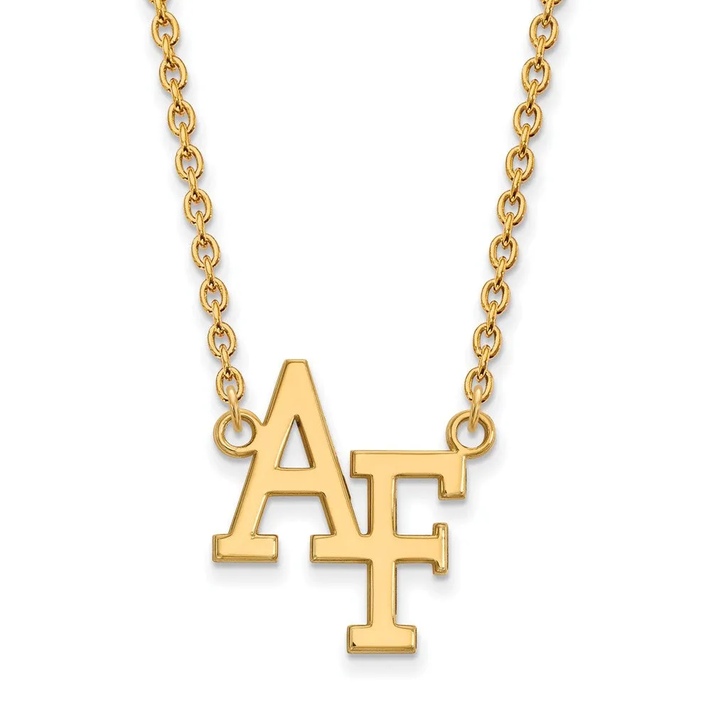 10k Yellow Gold Air Force Academy Pendant Necklace