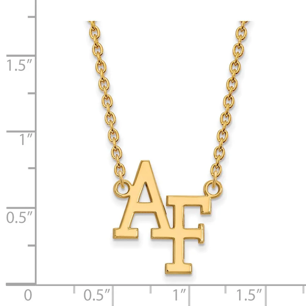 10k Yellow Gold Air Force Academy Pendant Necklace