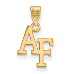 10k Yellow Gold Air force Academy Small 'AF' Pendant