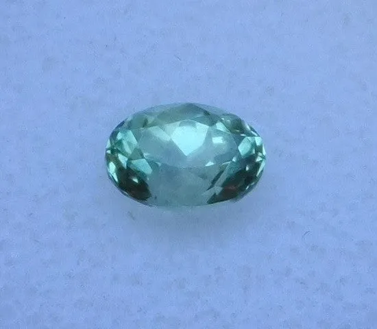 1.16 carat Montana sapphire in striking olive green shade