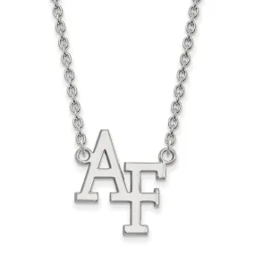 14k White Gold Air Force Academy Pendant Necklace