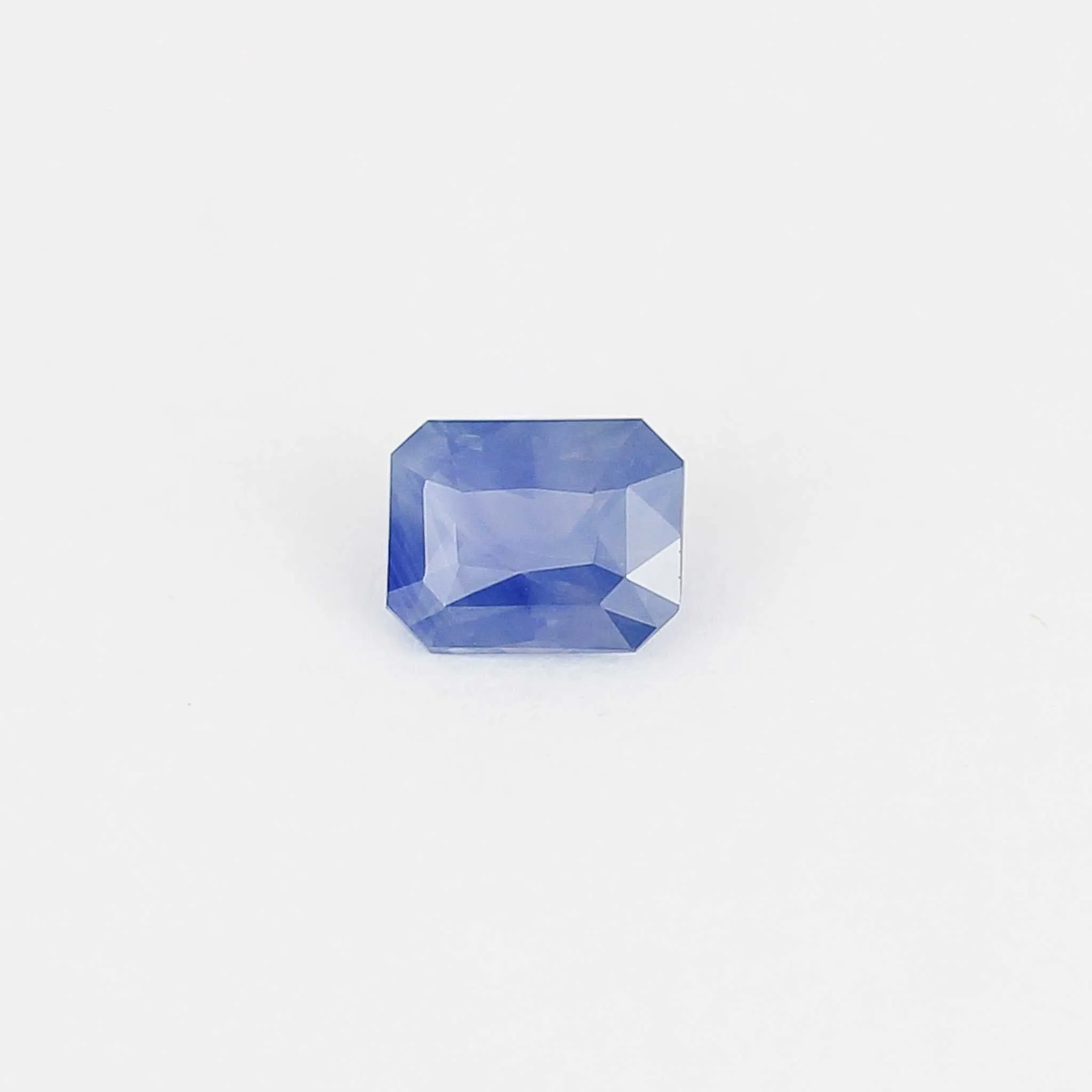 1.54 carat Radiant Cut Periwinkle Blue Sapphire