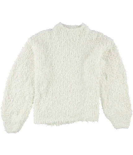 1.State Womens Mock-Neck Poodle Pullover Sweater