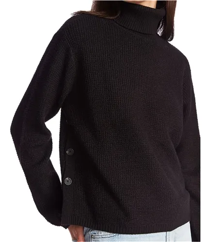 1.State Womens Waffle Stitch Pullover Sweater