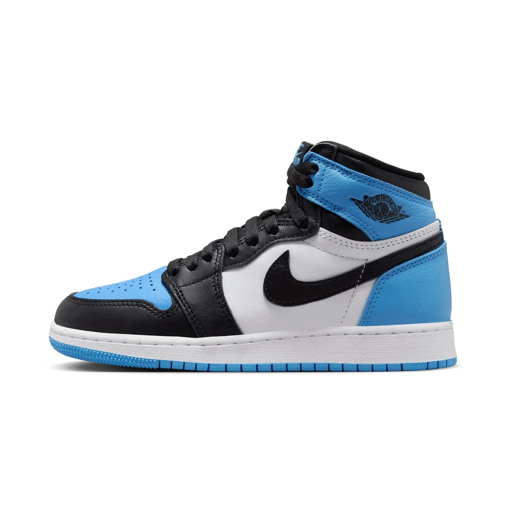 2023 Youth Air Jordan 1 Retro High OG UNC Toe - Affordable Price + Free Shipping