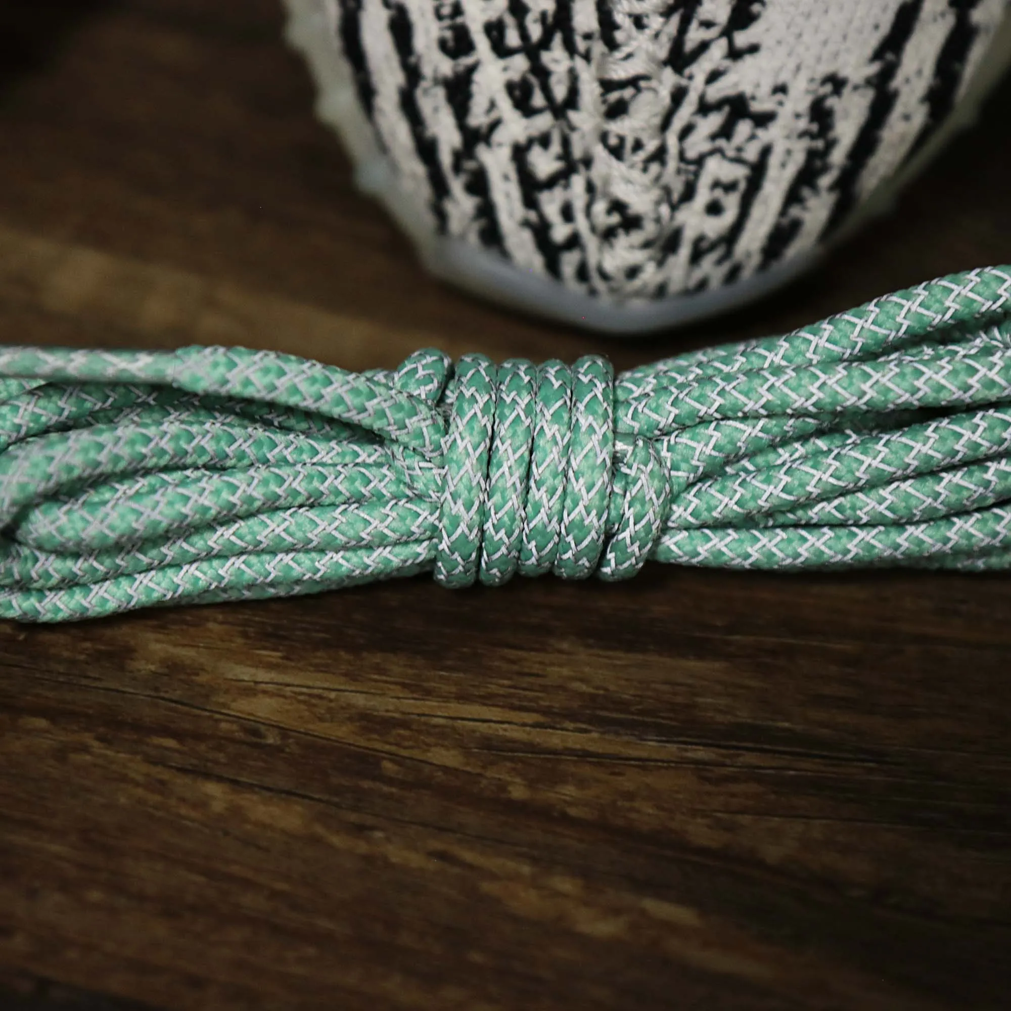 3M Reflective Turquoise Solid Shoelaces + Turquoise Aglets | 120cm Capswag