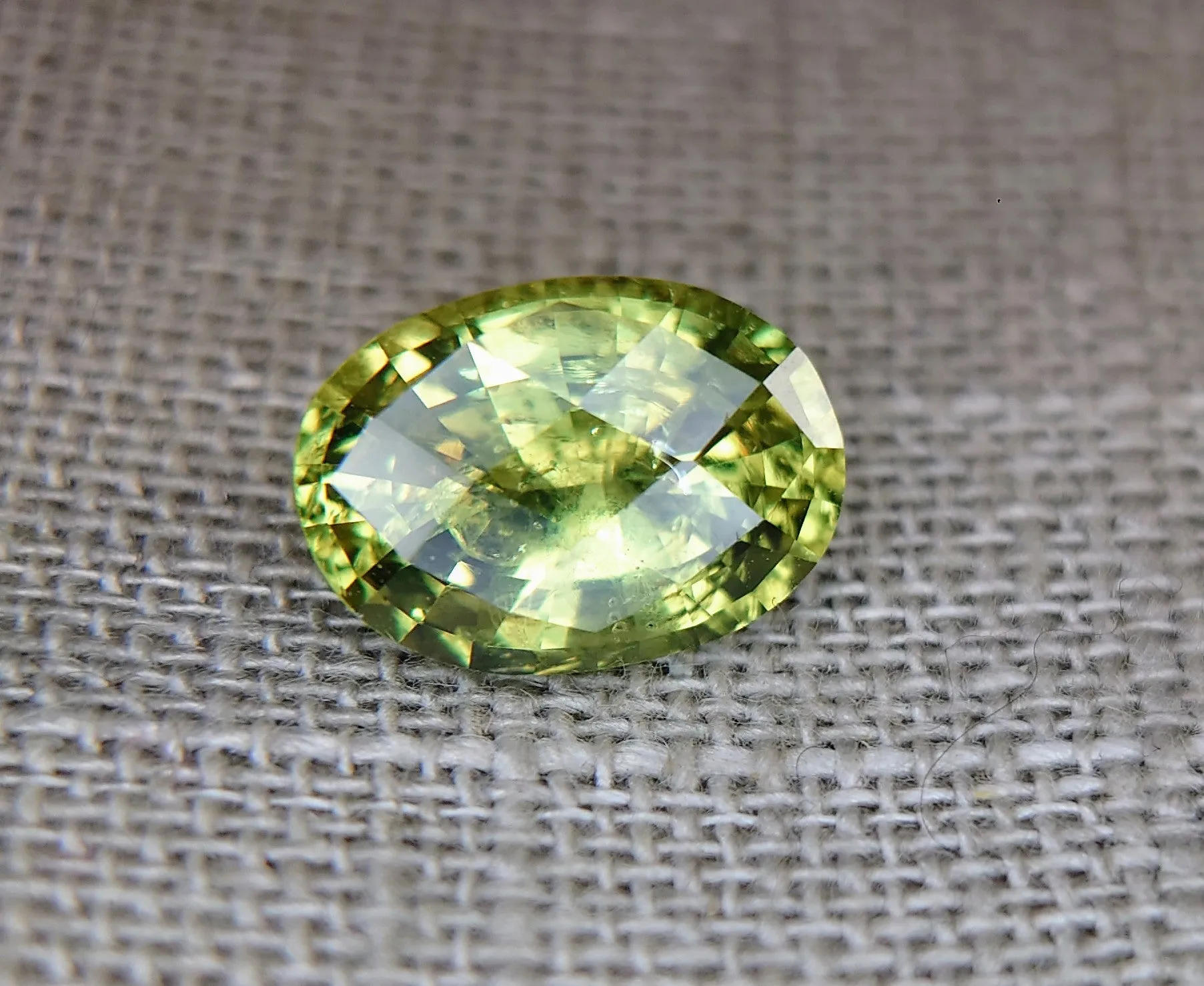 5.85 Carat Gorgeous Green Montana Sapphire - Shop Now