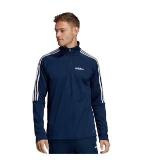 Adidas Mens Two Tone 1/4 Zip Track Jacket Sweatshirt