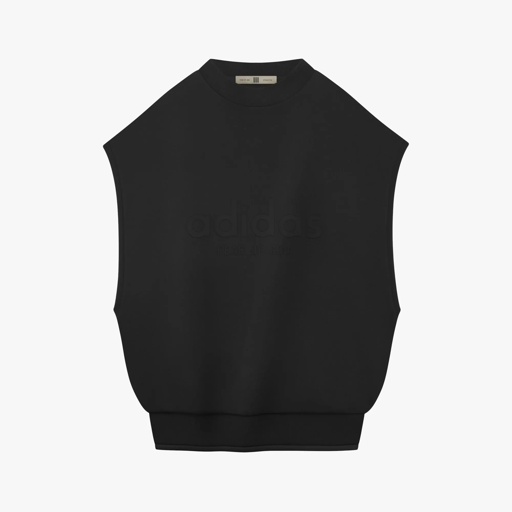 adidas x Fear of God Athletics Muscle Sweatshirt / Black