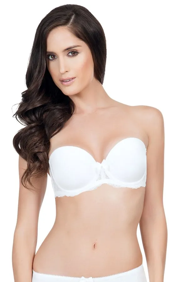 Affinitas Pearl Strapless Push Up Bra