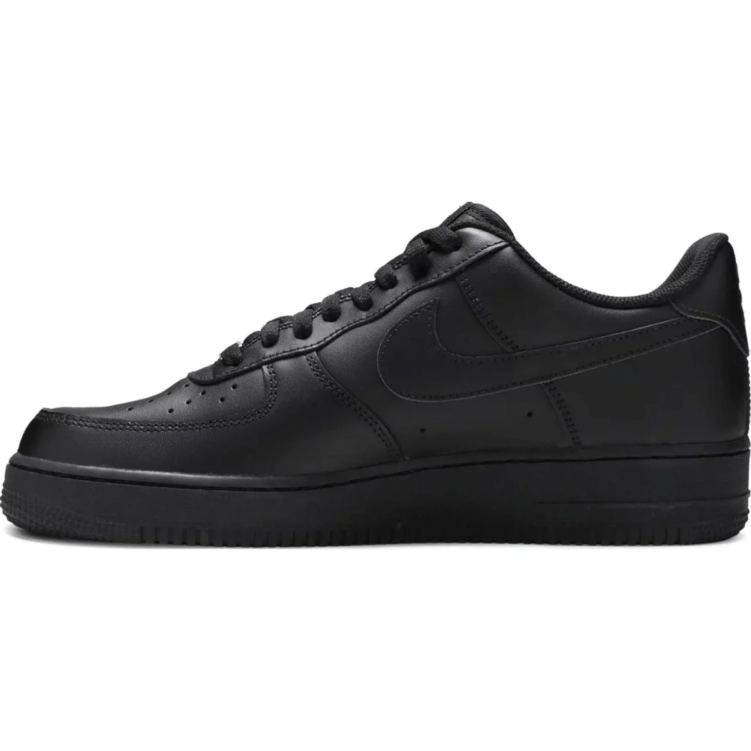 Air Force 1 '07 'Triple Black' - Google SEO: high-top black sneakers, Air Force 1 shoes, Nike black shoes.