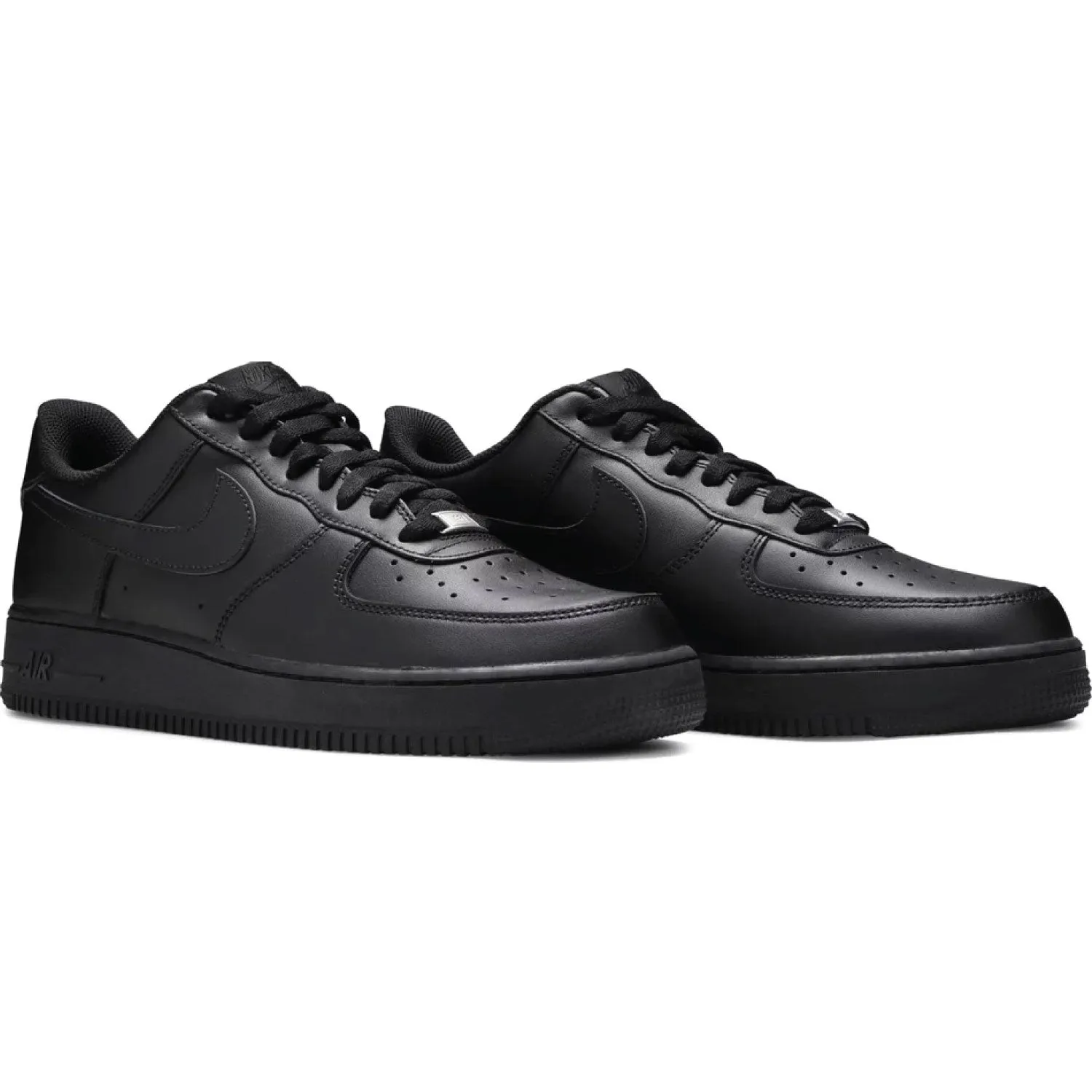 Air Force 1 '07 'Triple Black' - Google SEO: high-top black sneakers, Air Force 1 shoes, Nike black shoes.