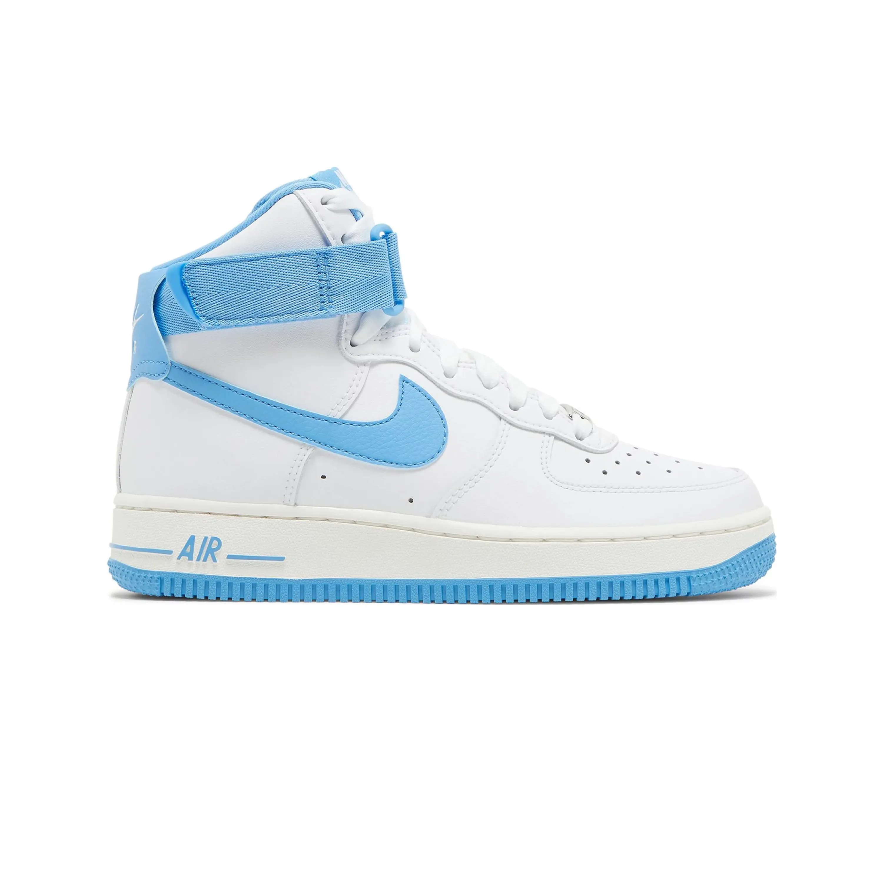 Air Force 1 High University Blue sneakers for sale.