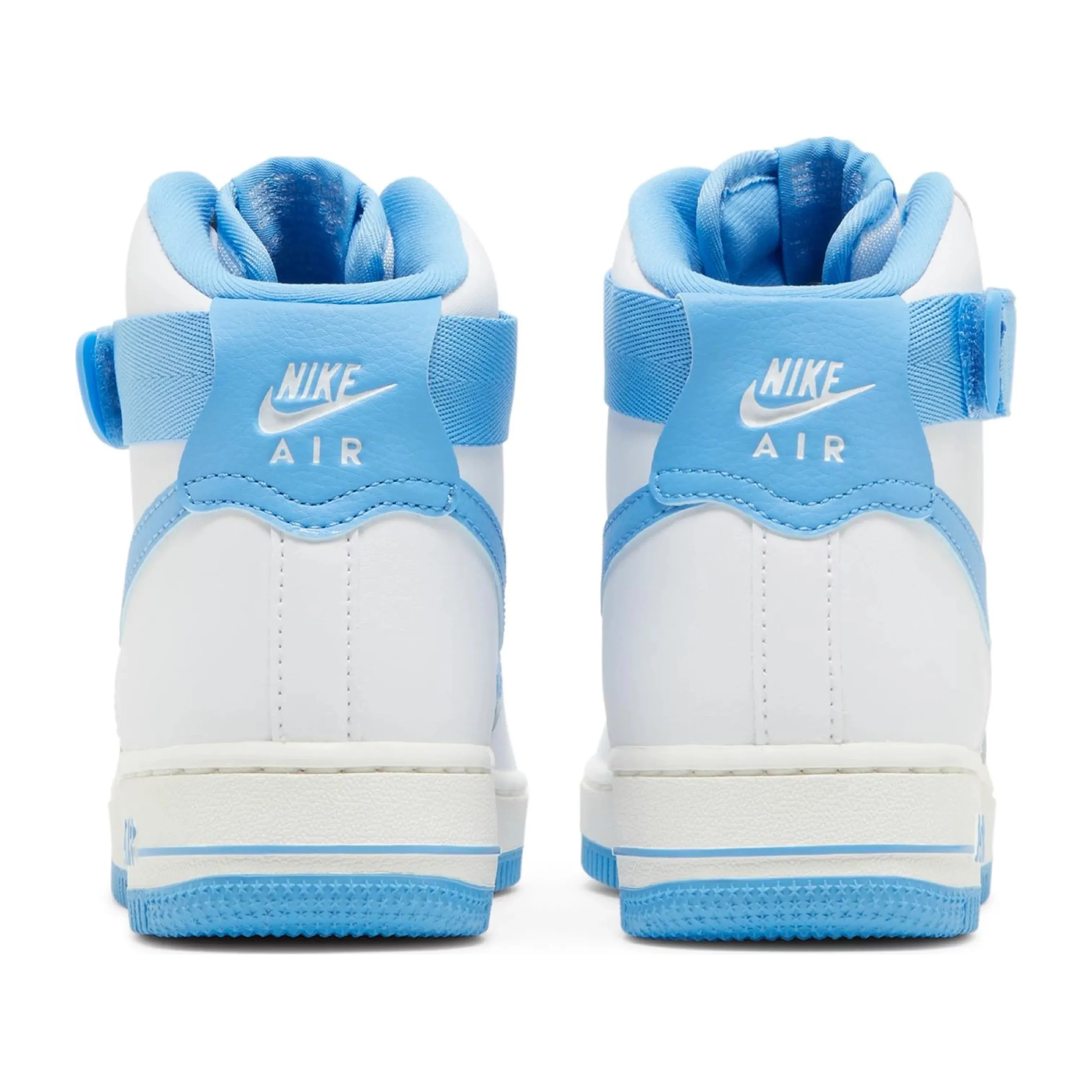 Air Force 1 High University Blue sneakers for sale.