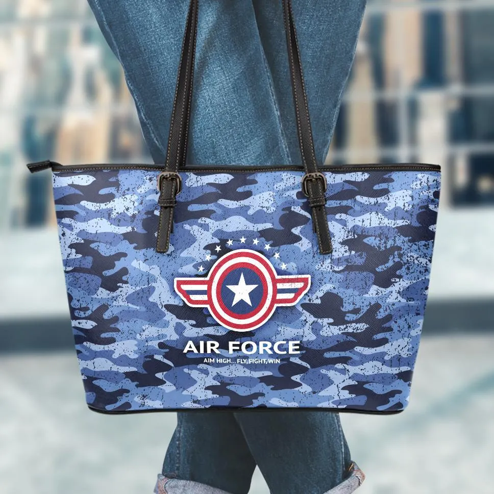 Air Force Leather Tote Bag - Get it Now!