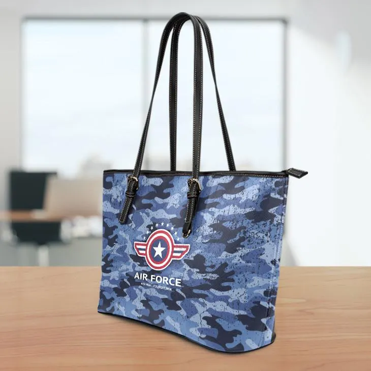 Air Force Leather Tote Bag