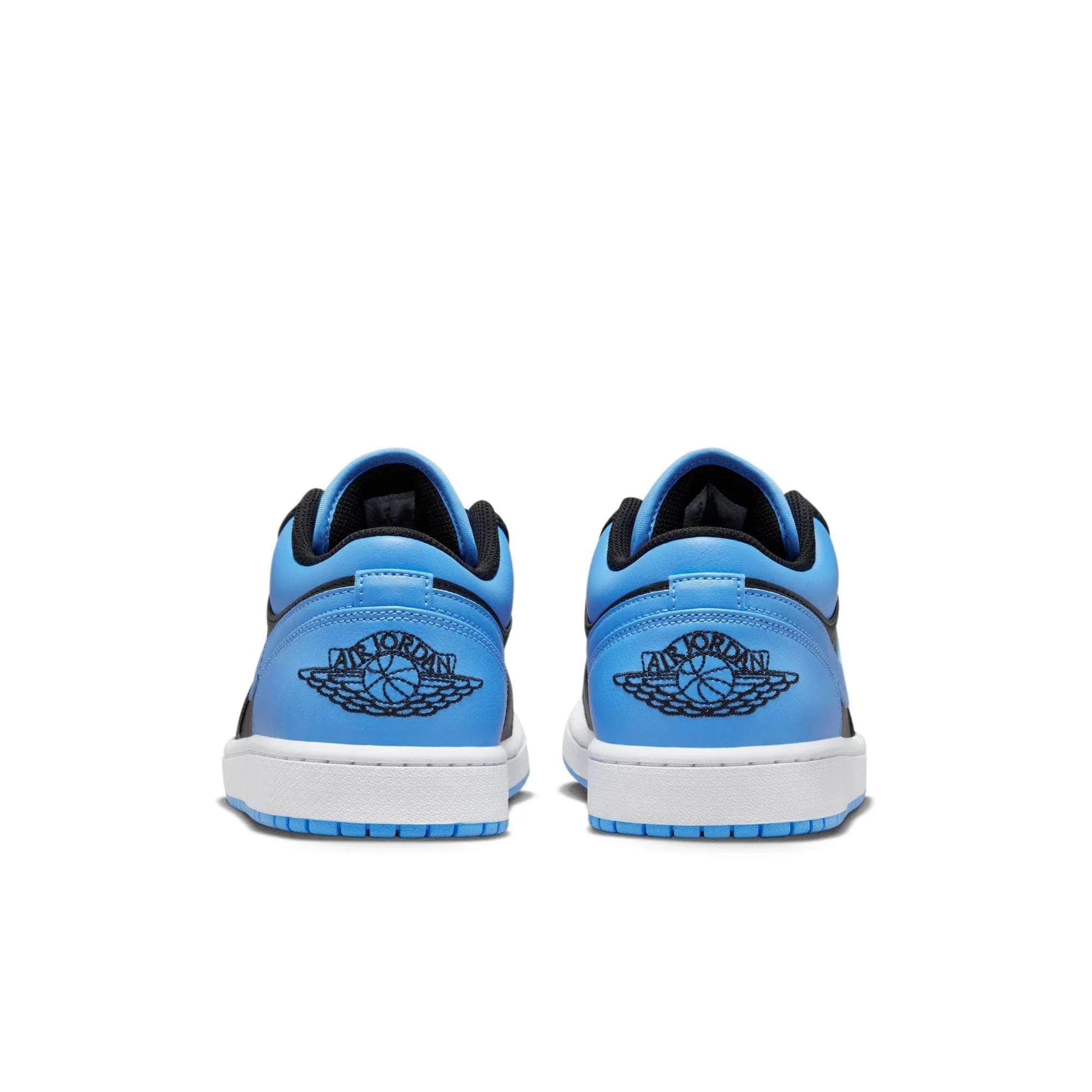 Air Jordan 1 Low Black University Blue for Men.