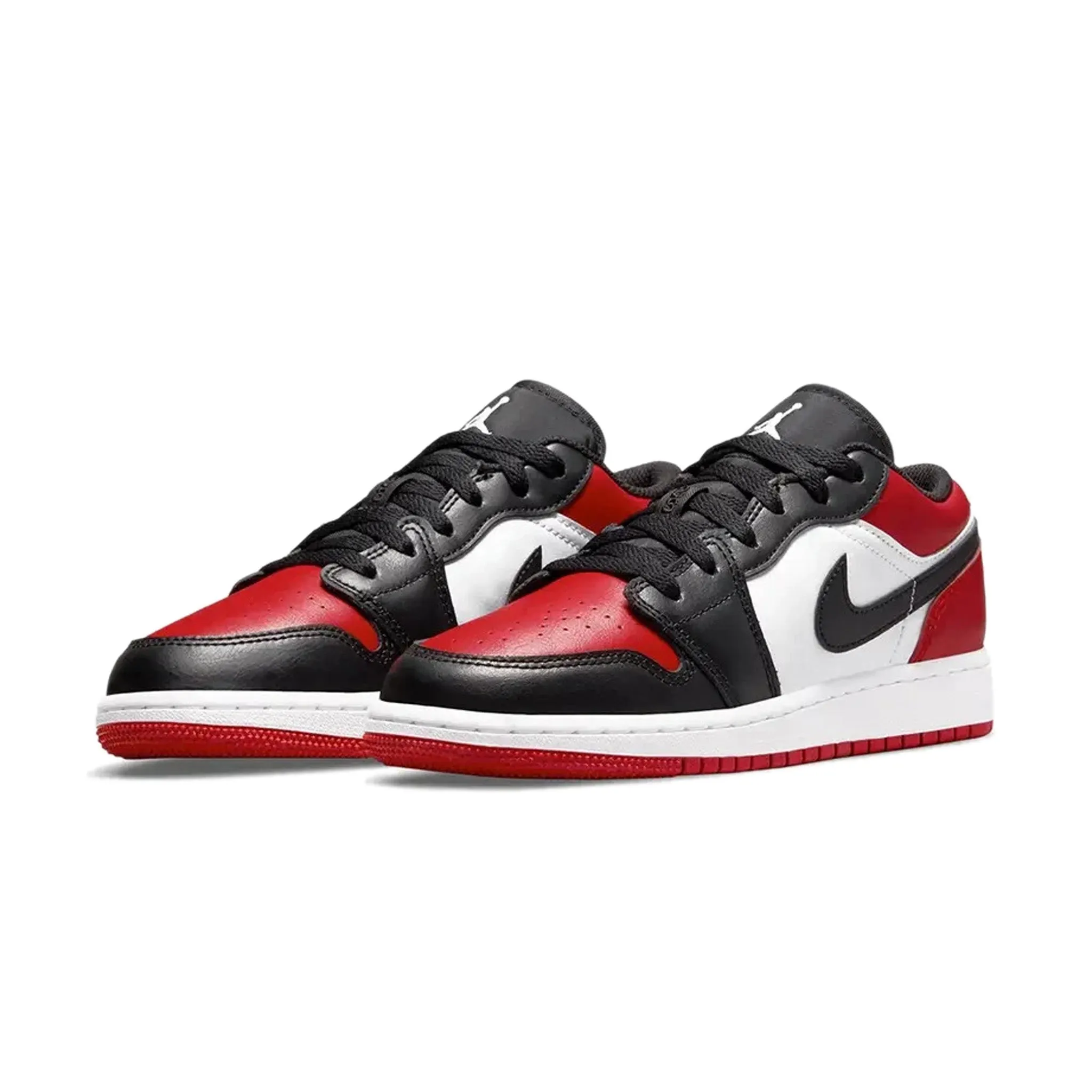 Air Jordan 1 Low Bred Toe (GS) - Shop Now