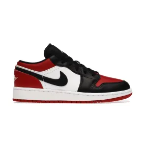 Air Jordan 1 Low Bred Toe (GS) - Shop Now