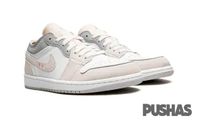 Air Jordan 1 Low Cream White Light Grey GS 2022