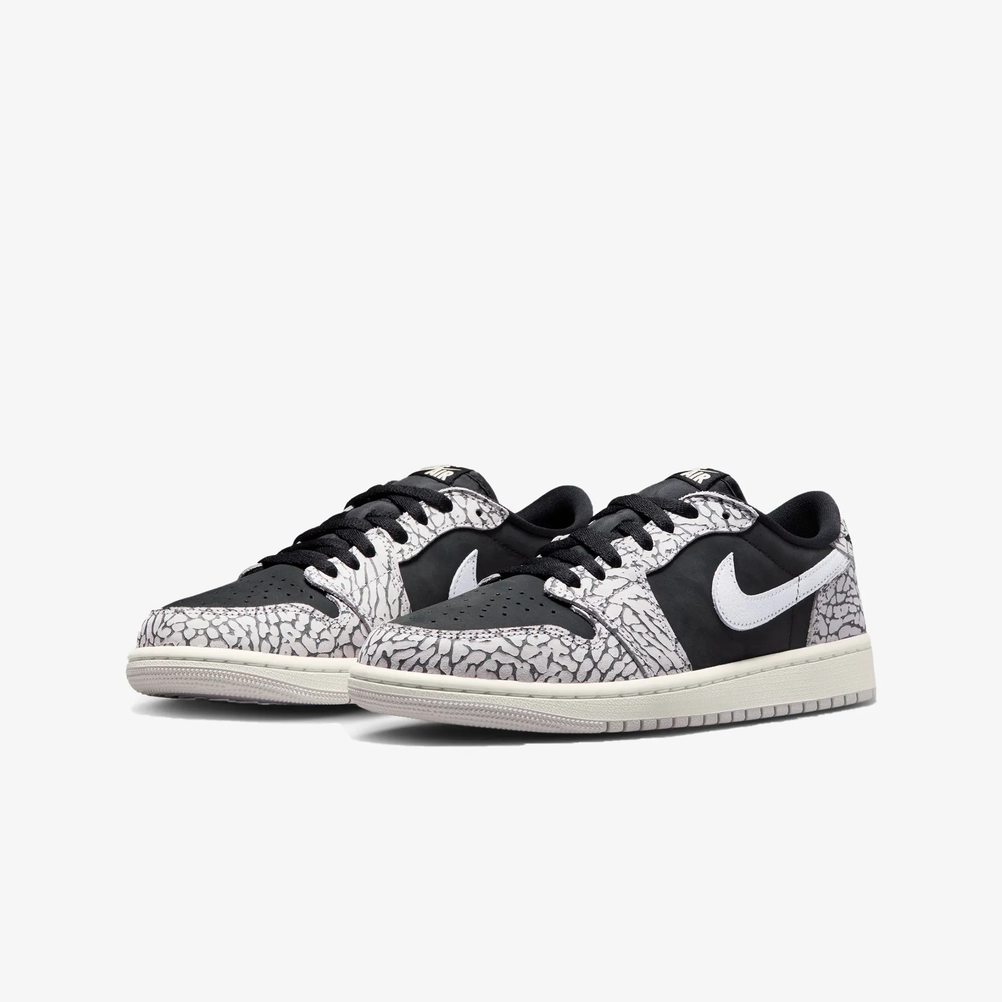 Air Jordan 1 Low OG Black Muslin Tech Grey White