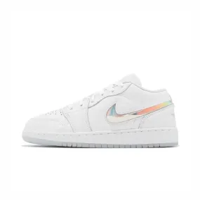 Air Jordan 1 Low SE Glitter Swoosh Youth's 2023