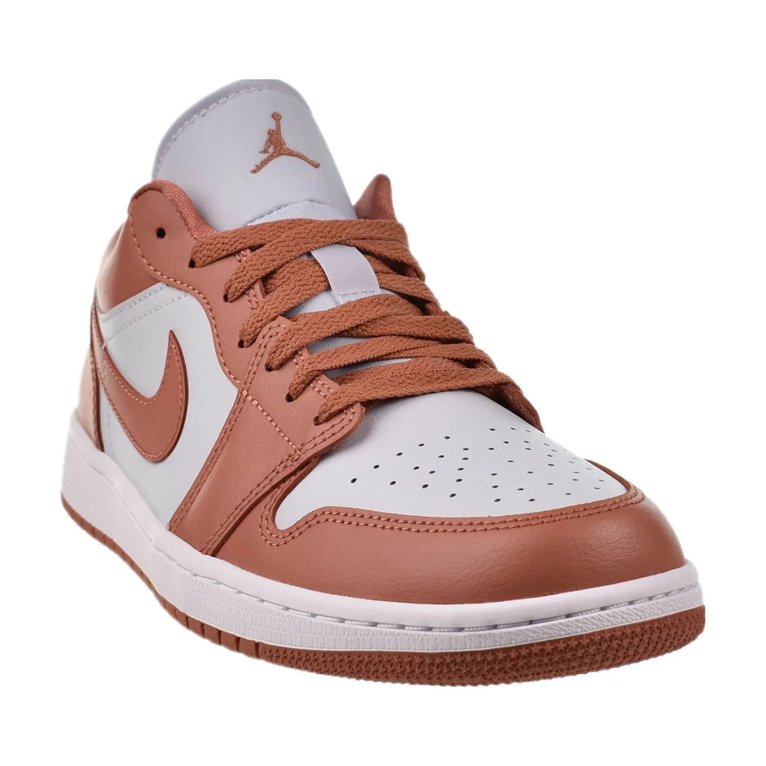 Air Jordan 1 Low Women's Shoes - Pure Platinum, White, Sky J Orange - Buy Now