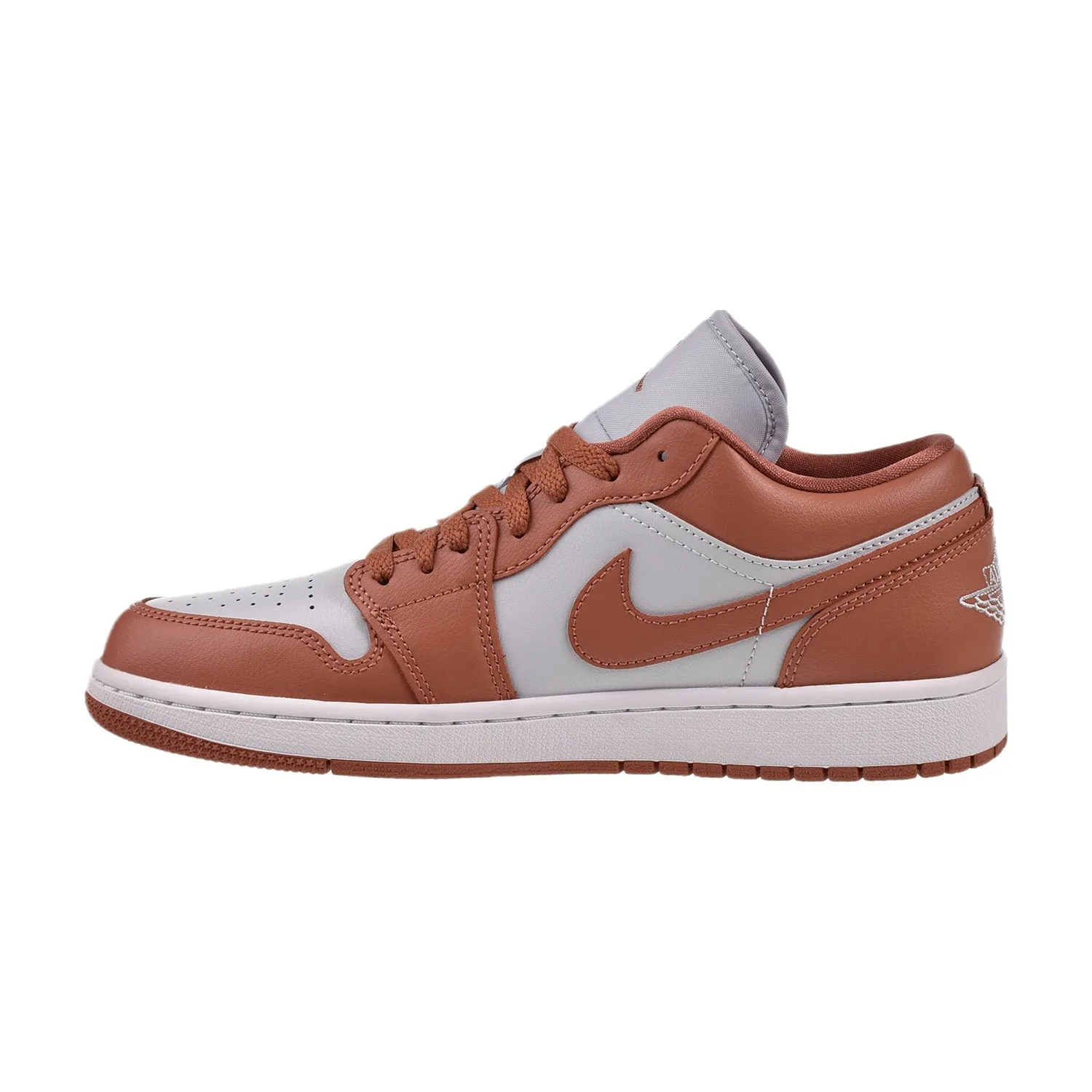 Air Jordan 1 Low Women's Shoes - Pure Platinum, White, Sky J Orange - Buy Now