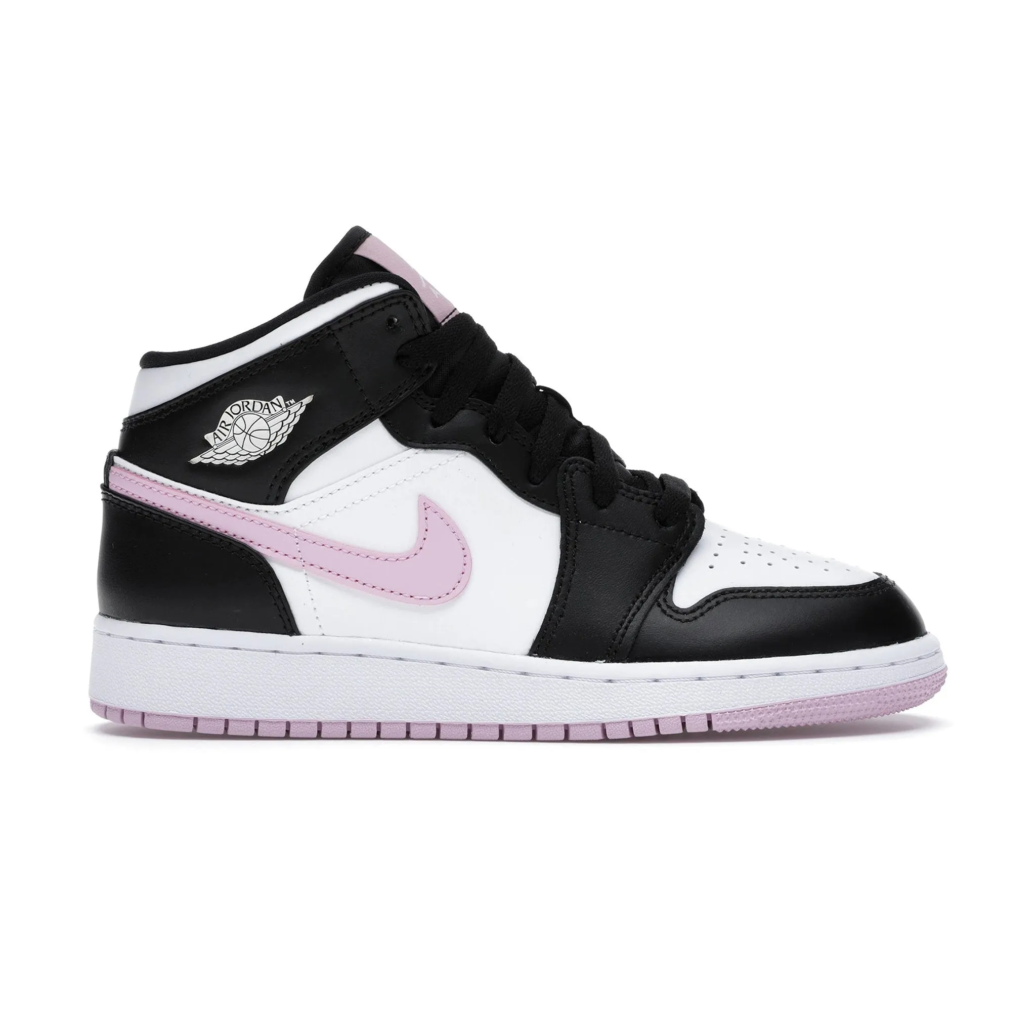 Air Jordan 1 Mid Arctic Pink - White (GS)