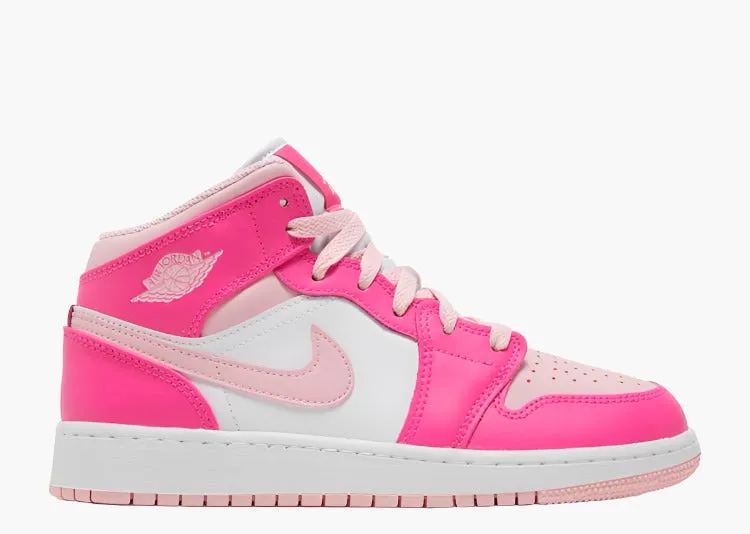 Air Jordan 1 Mid Fierce Pink GS - Buy Now