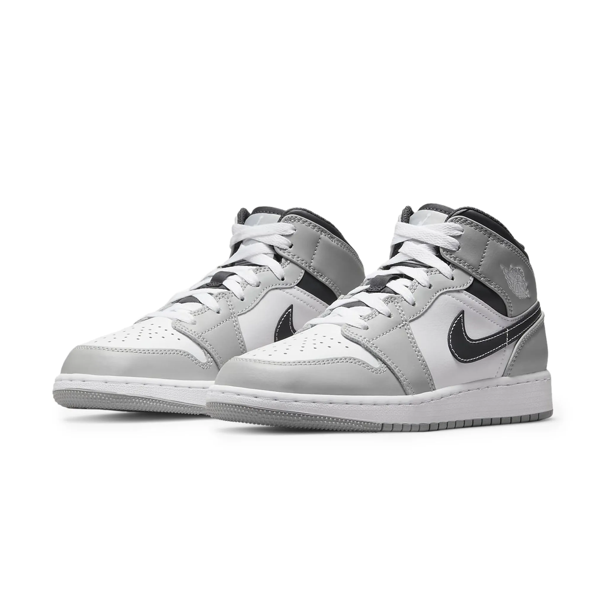 Air Jordan 1 Mid Light Smoke Grey Anthracite (GS) - Buy now