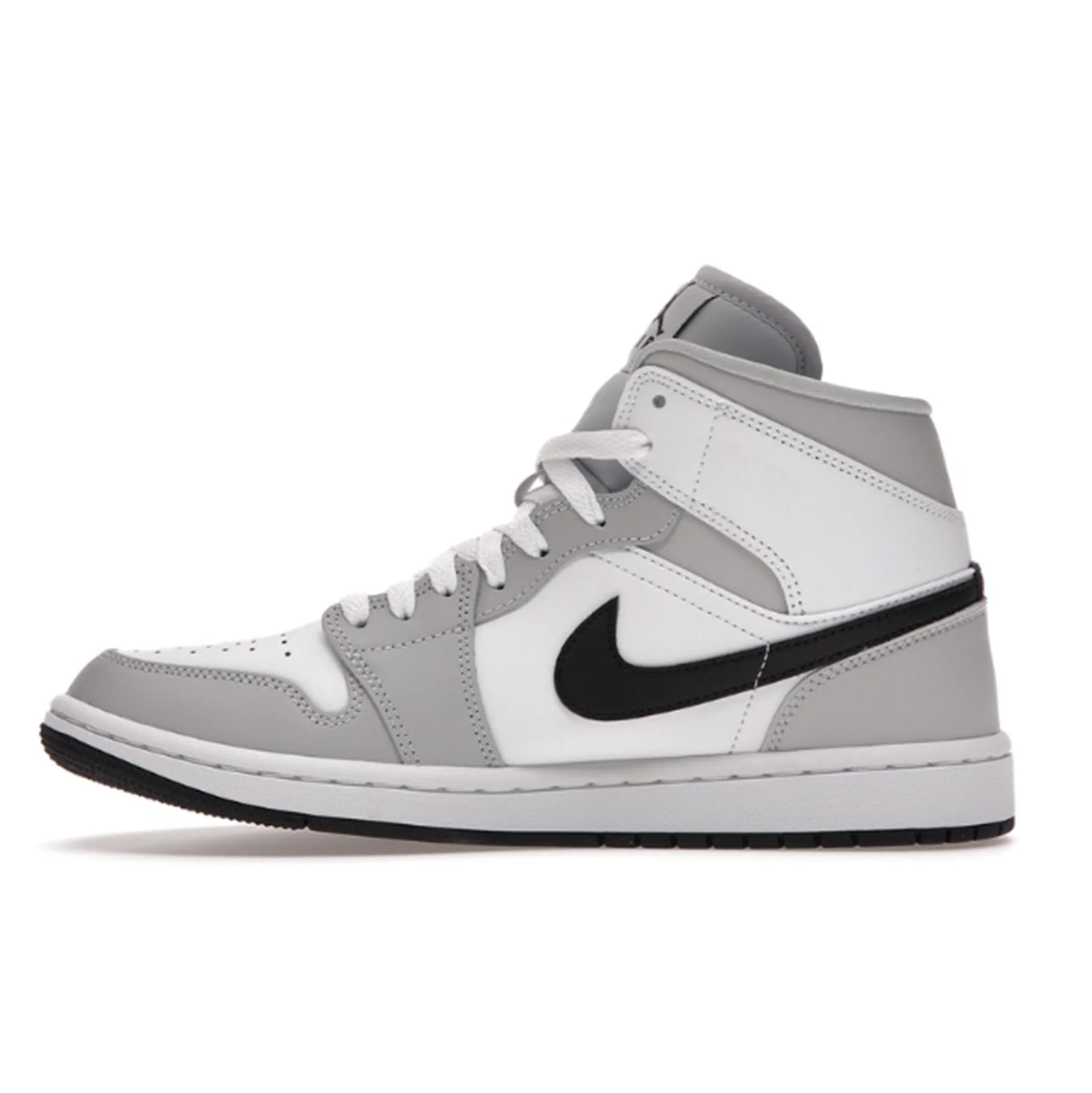 Air Jordan 1 Mid Light Smoke Grey Shoes