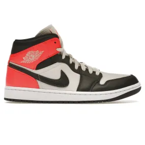 Air Jordan 1 Mid Newsprint Light Orewood Brown (Women's)