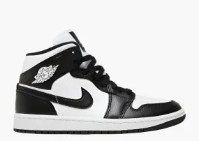 Air Jordan 1 Mid Panda Women's (White)