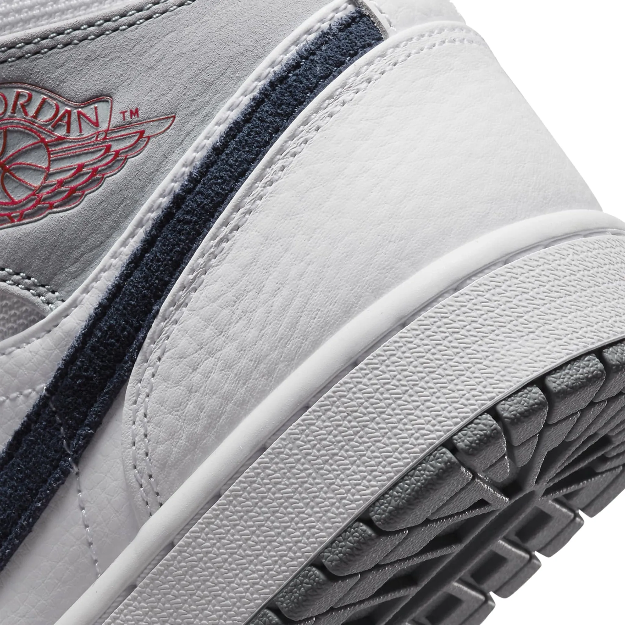 Air Jordan 1 Mid - Paris White Shoes