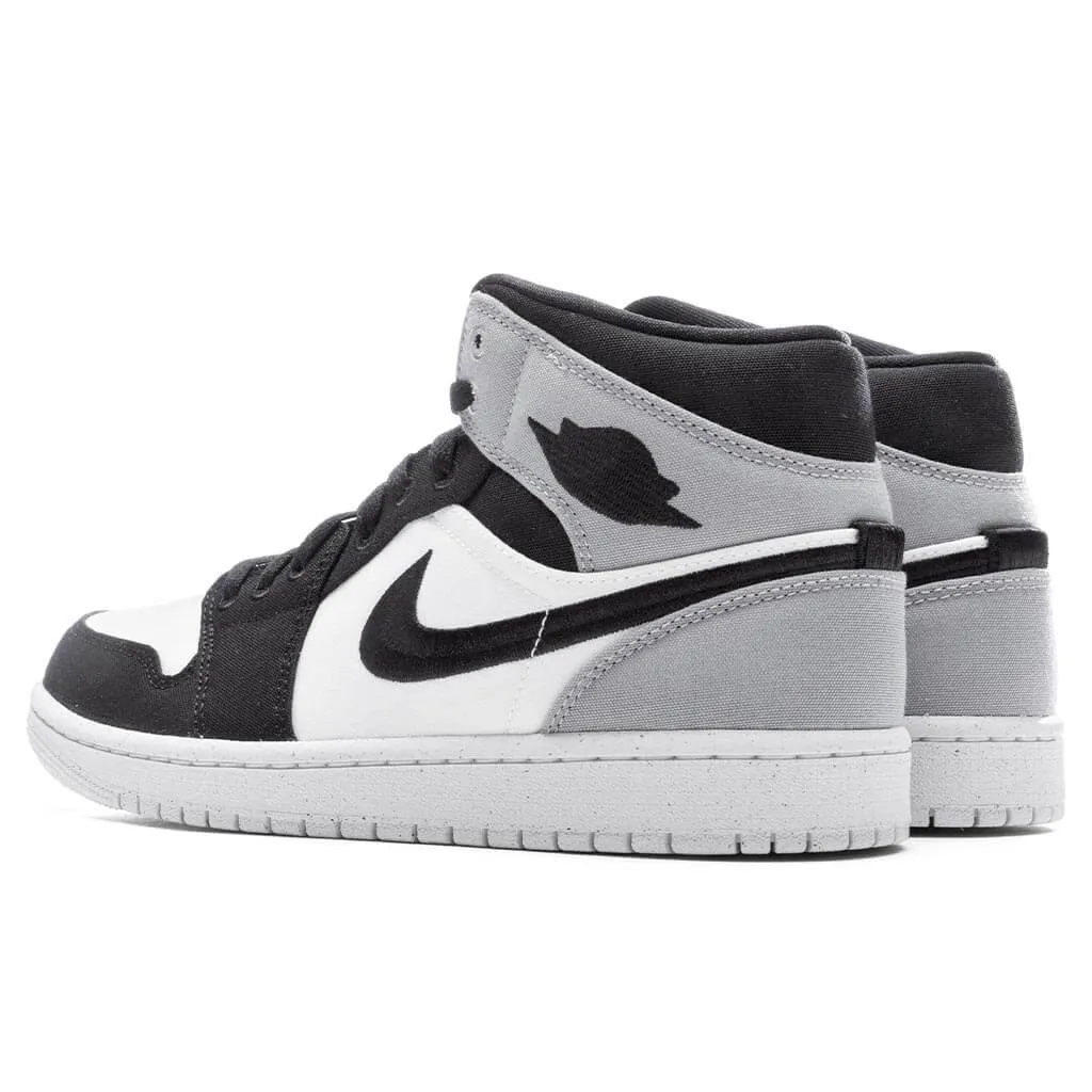 Air Jordan 1 Mid SE Women's Sail Black Light Steel Grey Online Sale