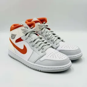 Air Jordan 1 Mid Starfish Pure Platinum