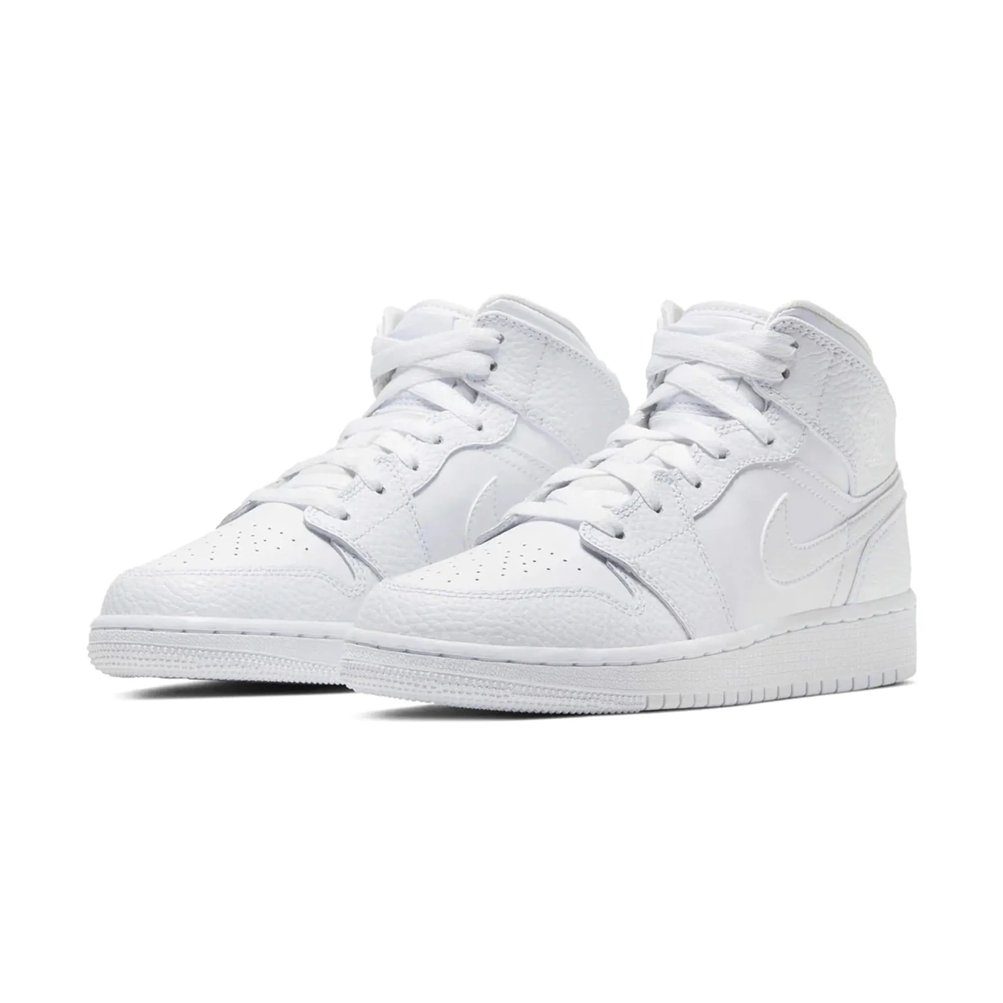 Air Jordan 1 Mid White (GS)