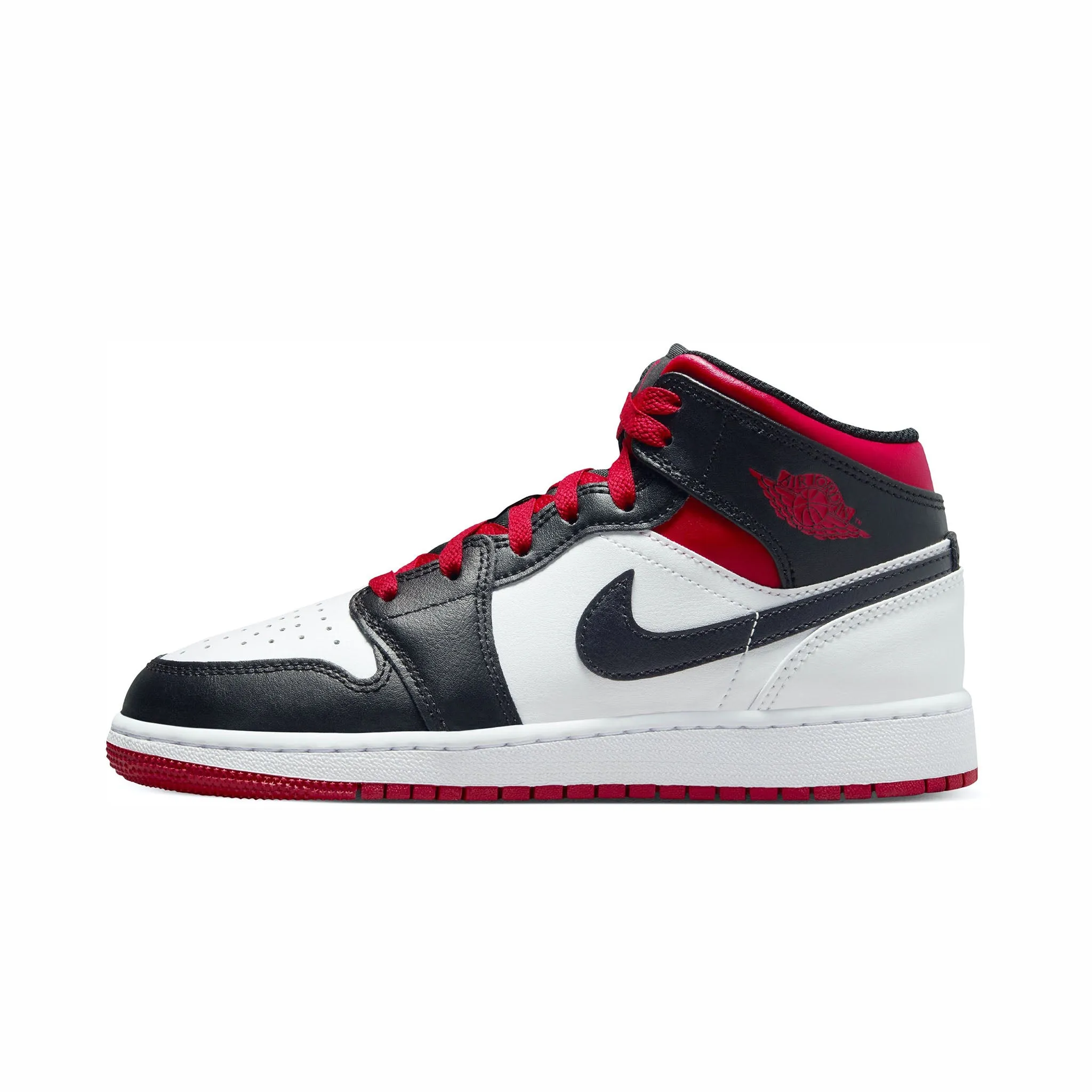 Air Jordan 1 Mid Youth 2023 - Gym Red Black Toe GS