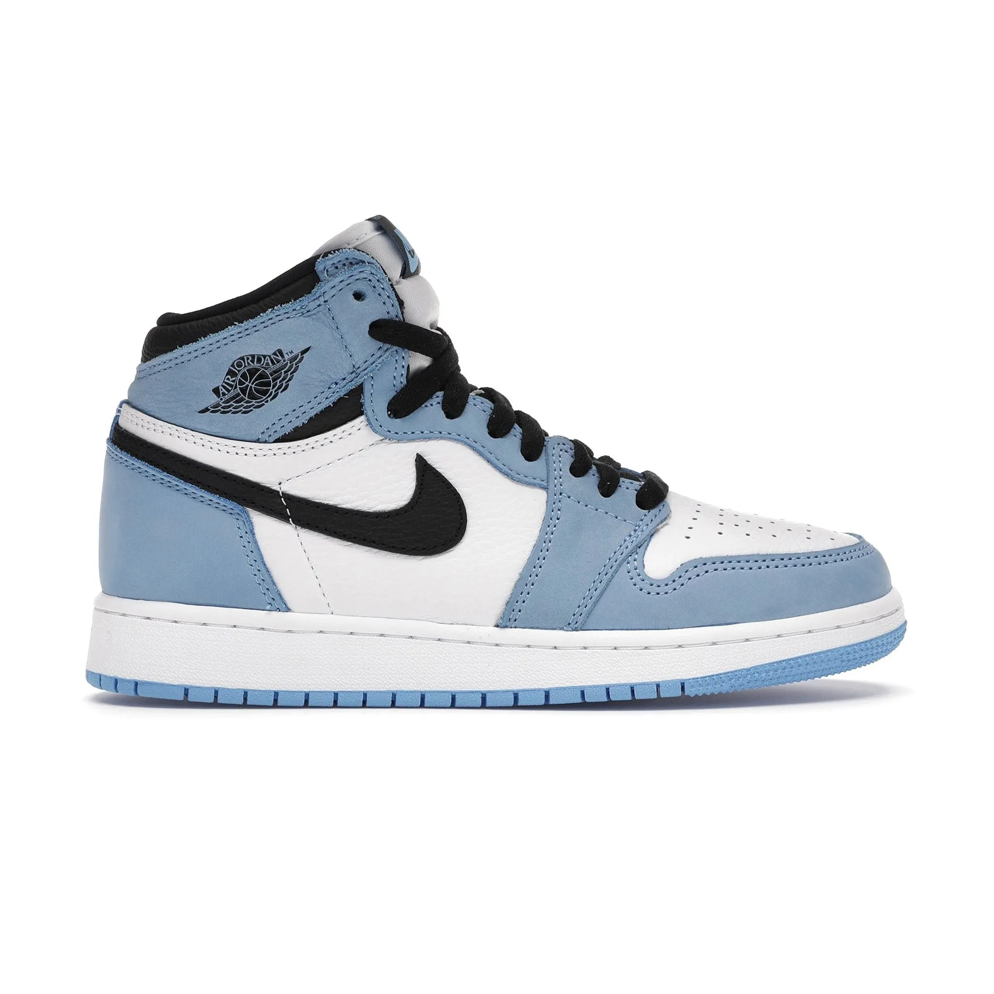 Air Jordan 1 Retro High - White UNC University Blue Black (GS)