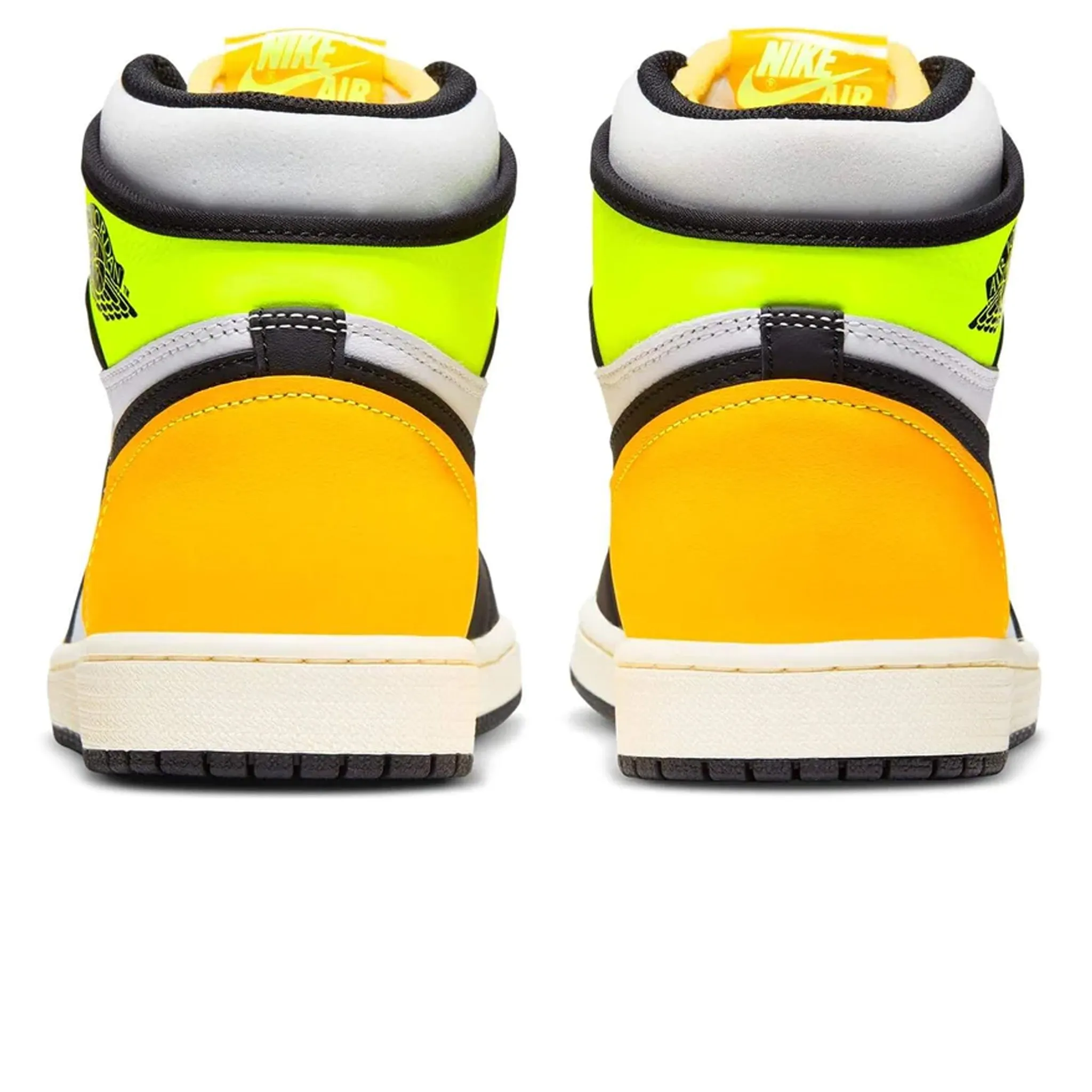 Air Jordan 1 White Black Volt University Gold