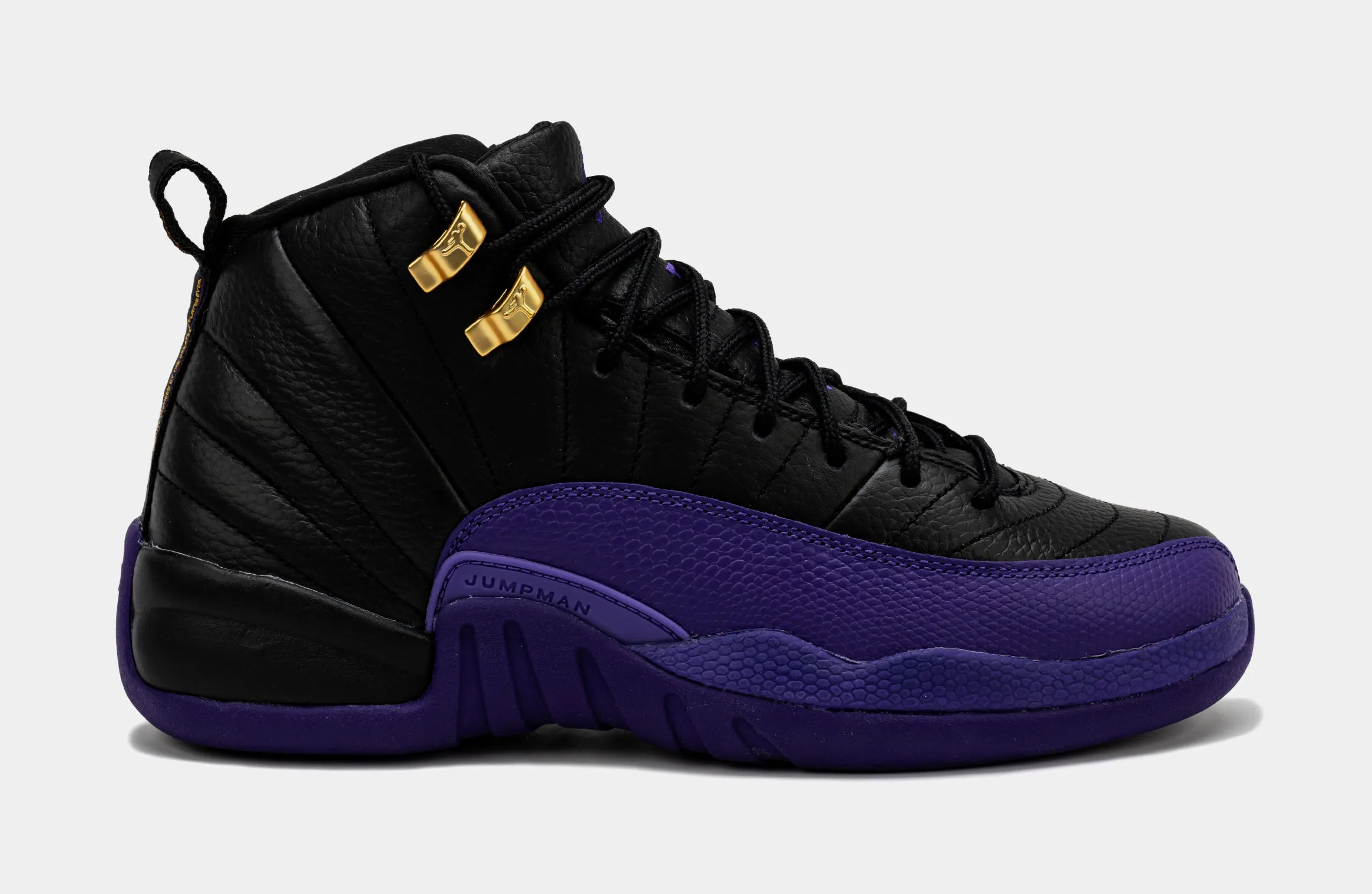 Air Jordan 12 Retro Field Purple Shoes (Black/Purple)