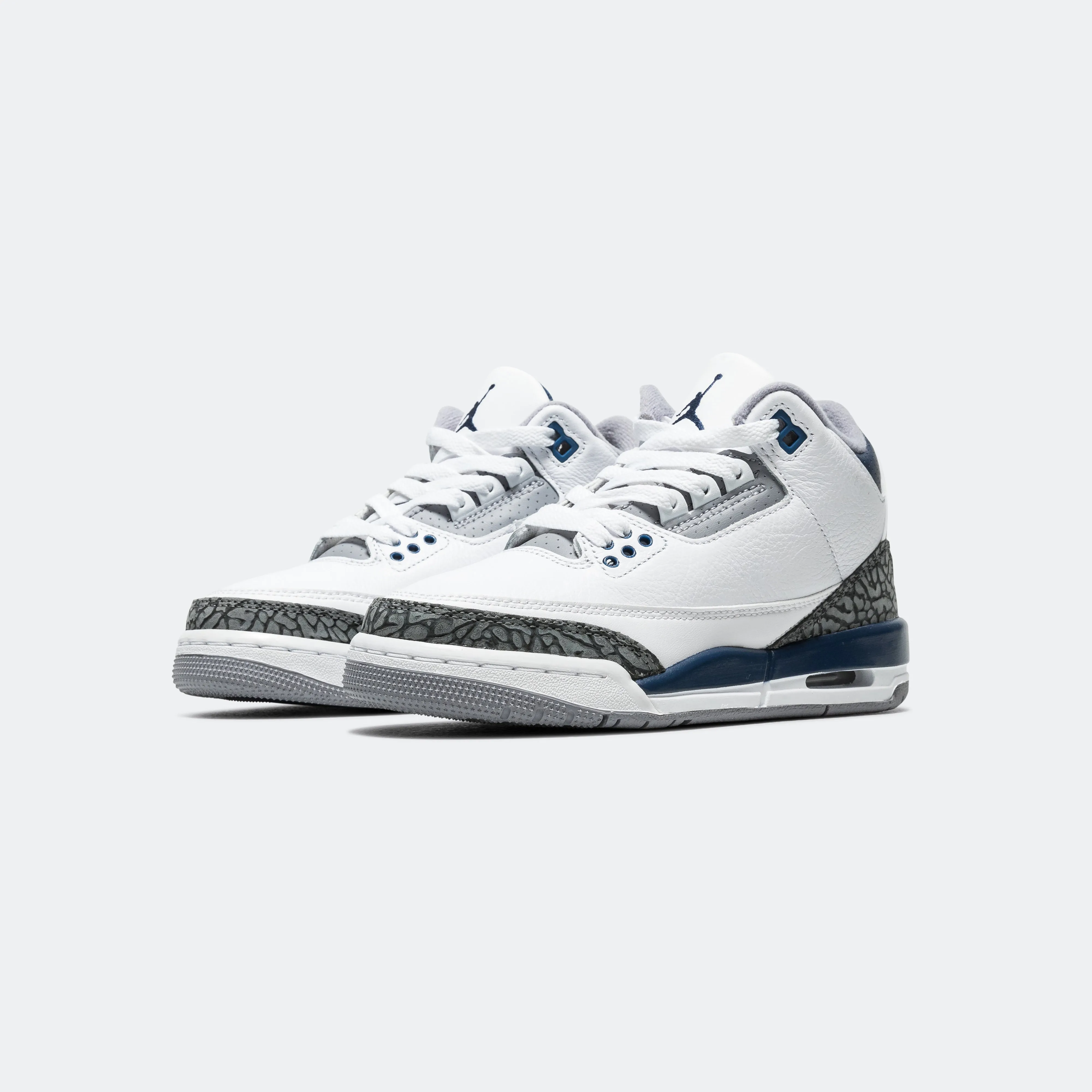 Air Jordan 3 Retro White Midnight Navy Cement Grey: Product Description, Price, and Availability.