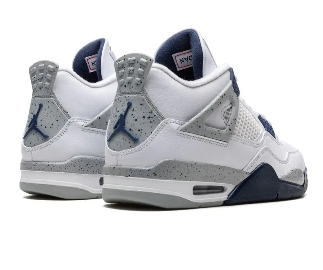 Air Jordan 4 - Midnight Navy Blue Trainers