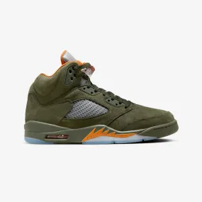 Air Jordan 5 Retro Army Olive Solar Orange