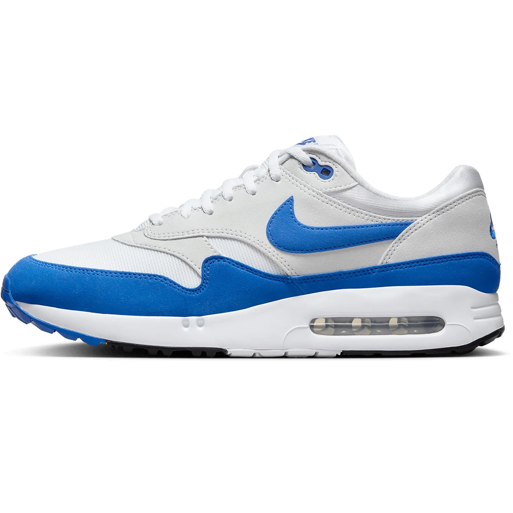 Air Max 1 '86 OG Golf Shoes White/Blue - SS24 - Google SEO result: White and Blue Air Max 1 '86 OG Golf Shoes, SS24 Edition