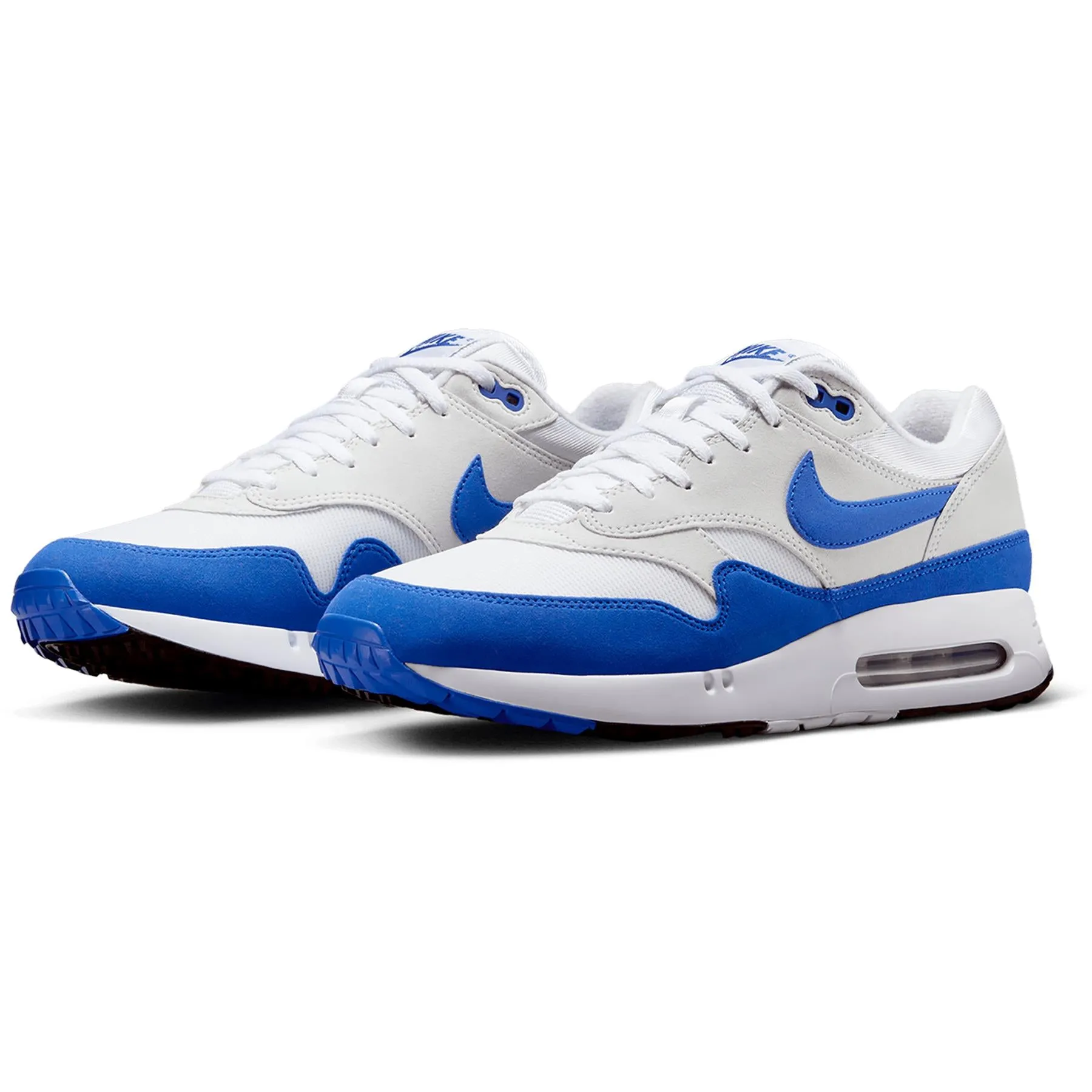 Air Max 1 '86 OG Golf Shoes White/Blue - SS24 - Google SEO result: White and Blue Air Max 1 '86 OG Golf Shoes, SS24 Edition